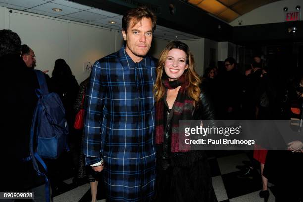 Michael Shannon and Kate Arrington attend the New York premiere of "Phantom Thread" at The Film Society of Lincoln Center, Walter Reade Theatre on...