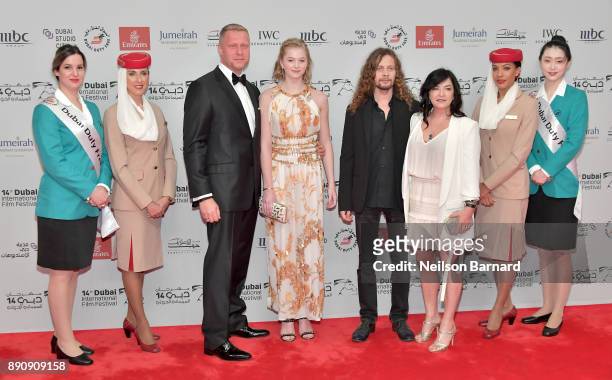 Actor Ekaterina Samsonov and director Lynne Ramsay and guests attend the "You Were Never Really Here" red carpet on day seven of the 14th annual...
