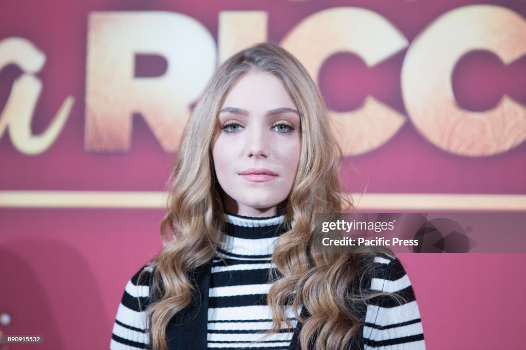 Italian actress Federica Lucaferri during the Photocall of...