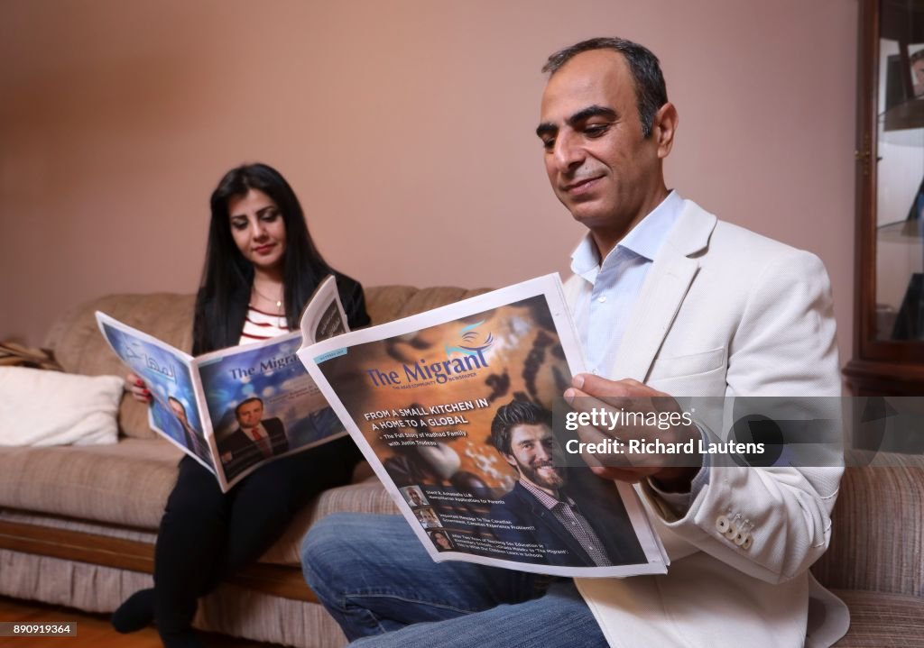 Kameel Nasrawi has started a newspaper called "The Migrant" in Arabic and English.
