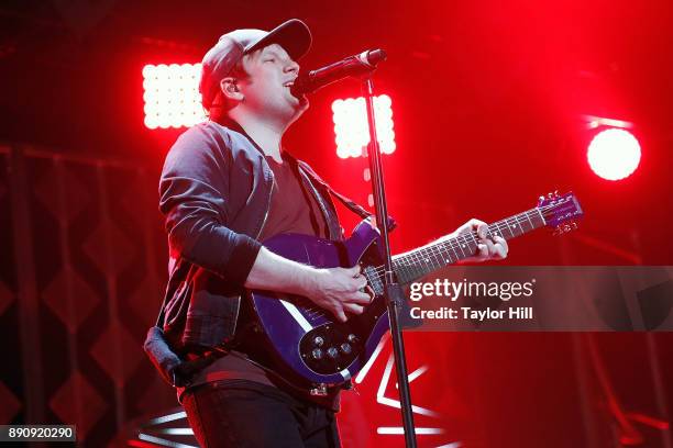 Patrick Stump of Fall Out Boy performs during the 2017 Z100 Jingle Ball on December 11, 2017 in Washington, DC.