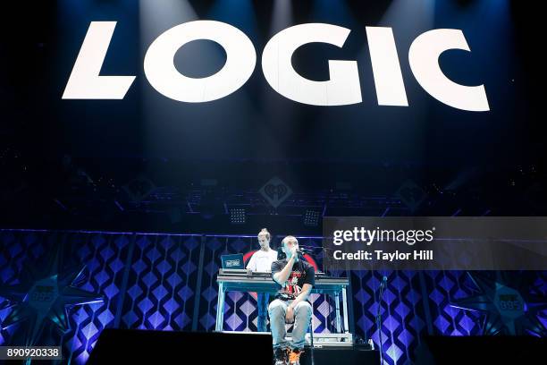 Logic performs during the 2017 Z100 Jingle Ball on December 11, 2017 in Washington, DC.