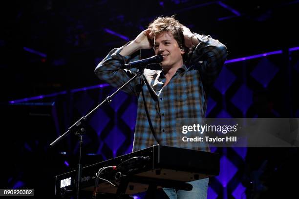 Charlie Puth performs during the 2017 Hot 99.5 Jingle Ball on December 11, 2017 in Washington, DC.