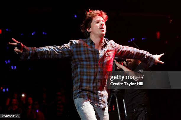 Charlie Puth performs during the 2017 Hot 99.5 Jingle Ball on December 11, 2017 in Washington, DC.