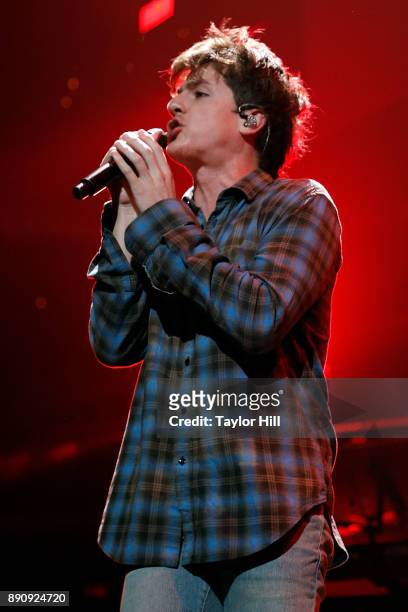 Charlie Puth performs during the 2017 Hot 99.5 Jingle Ball on December 11, 2017 in Washington, DC.