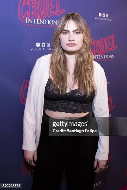 Kathryn Gallagher attends "Cruel Intentions" The 90's Musical Experience at Le Poisson Rouge on December 11, 2017 in New York City.