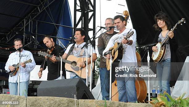 Bluegrass Group The Grascals perform at the 17th Annual Country Thunder USA music festival on July 18, 2009 in Twin Lakes, Wisconsin.