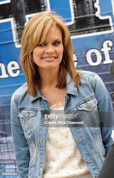 S Suzanne Alexander poses backstage at the 17th Annual Country Thunder USA music festival on July 18, 2009 in Twin Lakes, Wisconsin.