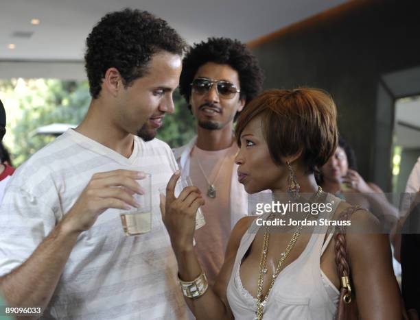 Quudus and Elise Neal attend Big Billy Clark's Annual Debauchery Birthday Pool Party at a private residence on July 18, 2009 in Los Angeles,...
