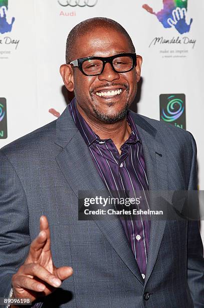 Actor Forest Whitaker attends the Mandela Day: A 46664 Celebration Concert at Radio City Music Hall on July 18, 2009 in New York City.