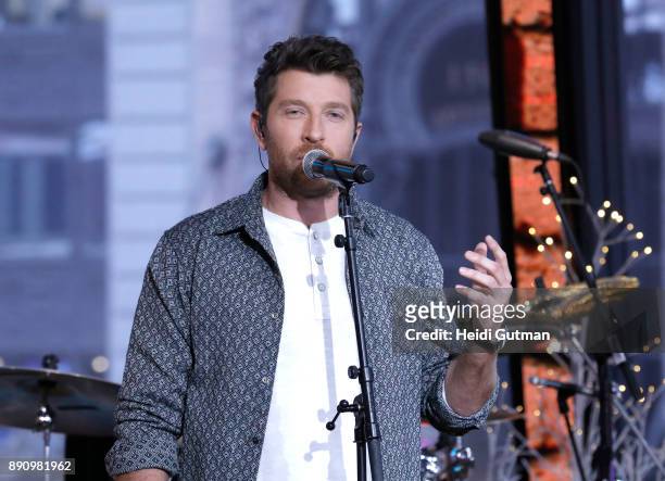 Brett Eldredge performs live on "Good Morning America," Tuesday, December 12, 2017 airing on the Walt Disney Television via Getty Images Television...