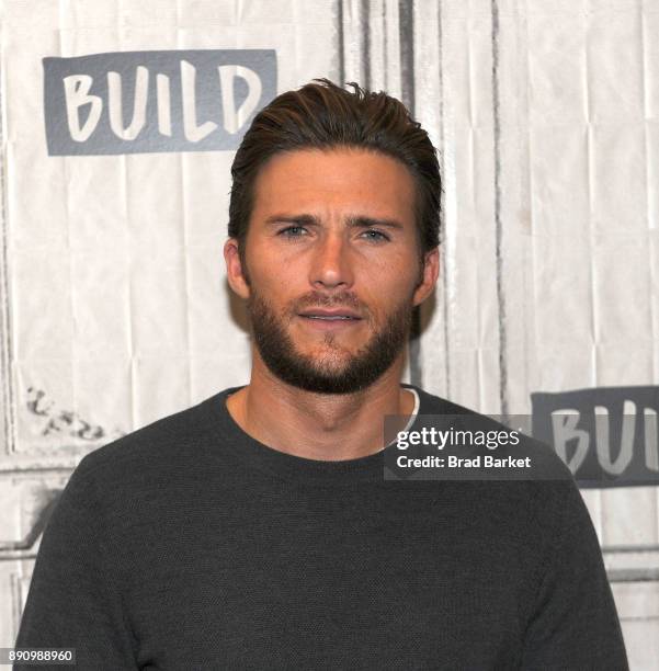 Scott Eastwood attends the Build discussing "Pacific Rim Uprising" at Build Studio on December 12, 2017 in New York City.