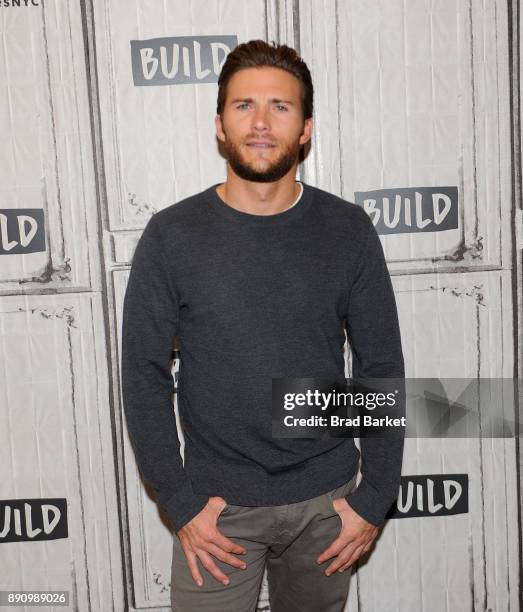 Scott Eastwood attends the Build discussing "Pacific Rim Uprising" at Build Studio on December 12, 2017 in New York City.