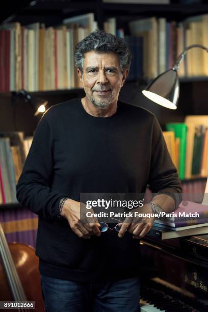 Film music composer Gabriel Yared is photographed for Paris Match on November 27, 2017 in Paris, France.