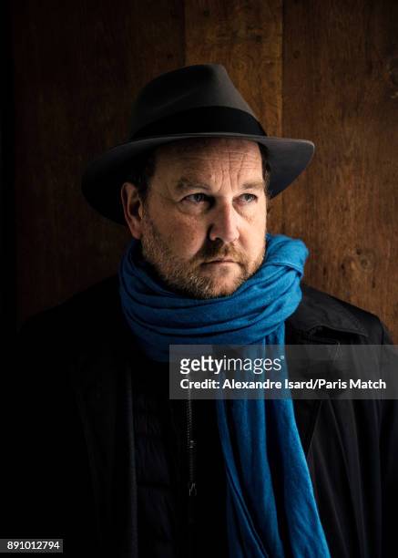 Film director Xavier Beauvois is photographed for Paris Match on November 27, 2017 in Paris, France.