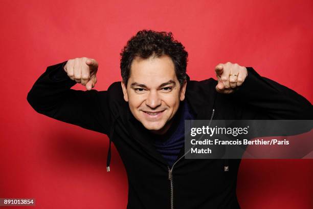 Animator and film director Carlos Saldanha is photographed for Paris Match on December 1, 2017 in Paris, France.