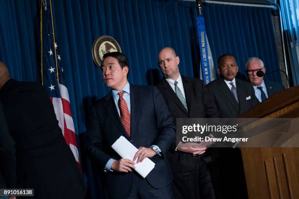 Joon Kim, acting U.S. Attorney for the Southern District of New York, William Sweeney, assistant director-in-charge of the New York office of the...