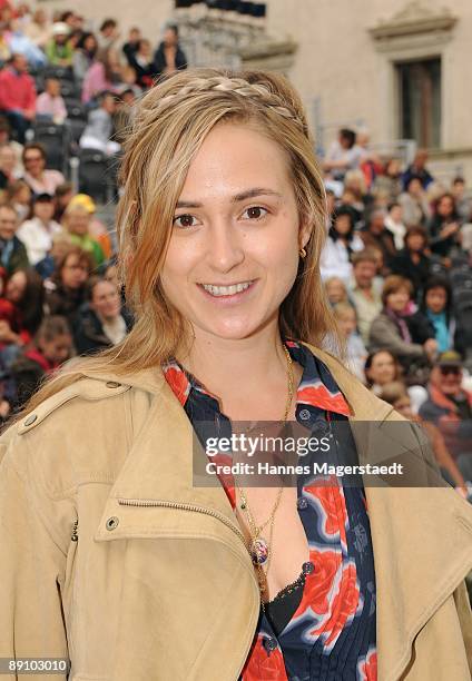 Elisabeth von Thurn und Taxis attend the Thurn and Taxis castle festival on July 19, 2009 in Regensburg, Germany.