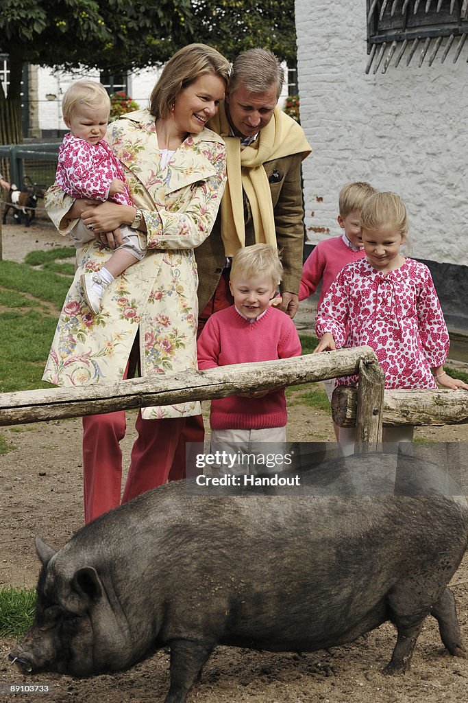 Prince Philippe And Princess Mathilde Summer Photocall