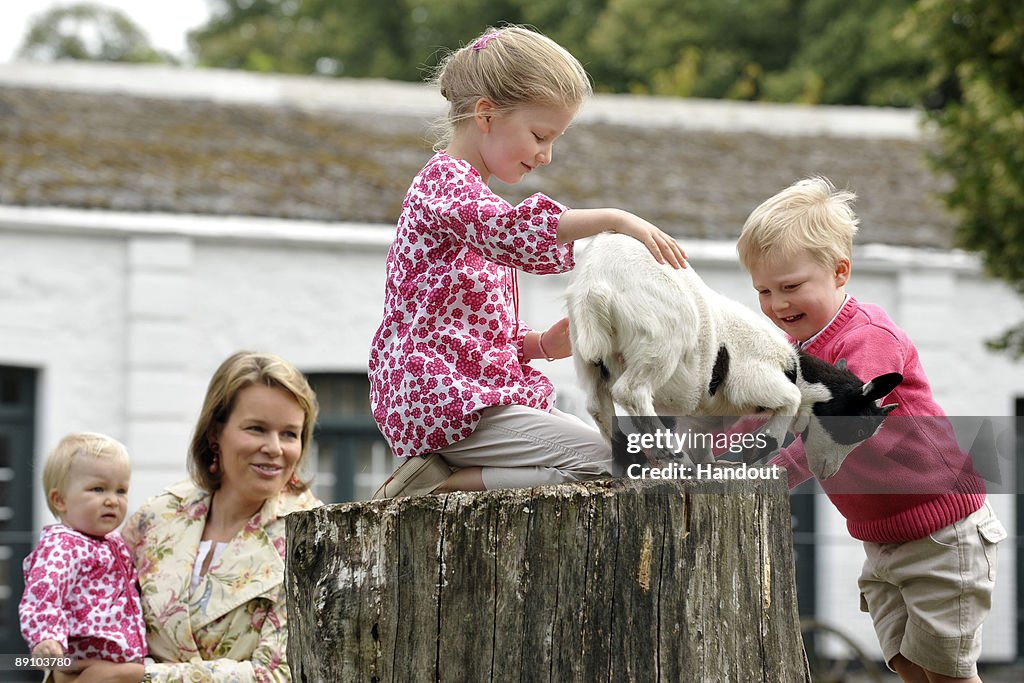 Prince Philippe And Princess Mathilde Summer Photocall