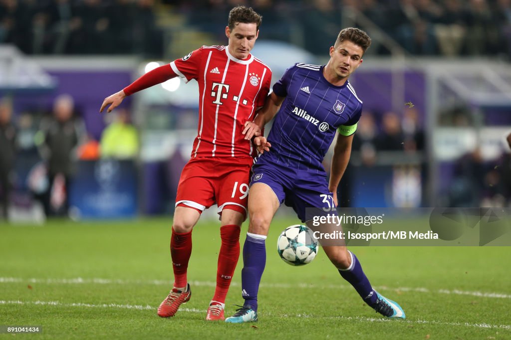 Rsc Anderlecht v Bayern Munchen