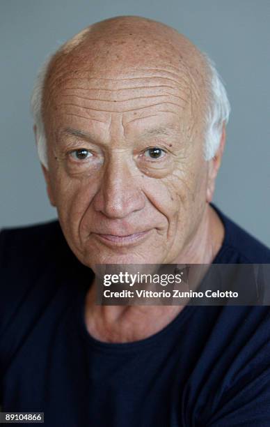 Journalist Tonino Pinto poses for a portrait session during the 2009 Giffoni Experience on July 19, 2009 in Salerno, Italy.