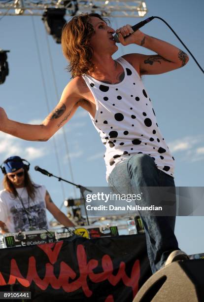 Mickey Avalon performs the Blazed and Confused concert at The Gorge on July 18, 2009 in George, Washington.