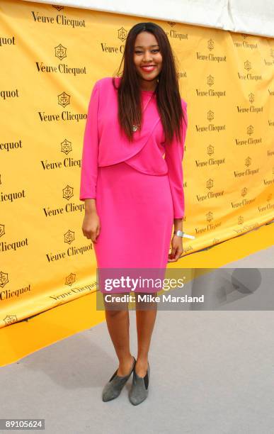 Brown attends The Veuve Clicquot Gold Cup Final at Cowdray Park on July 19, 2009 in Midhurst, England.