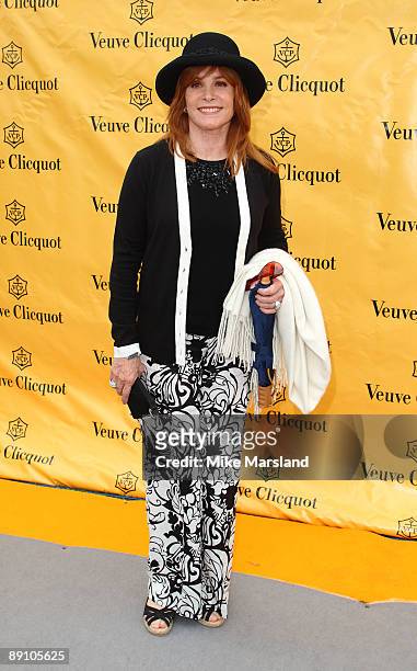 Stefanie Powers attends The Veuve Clicquot Gold Cup Final at Cowdray Park on July 19, 2009 in Midhurst, England.