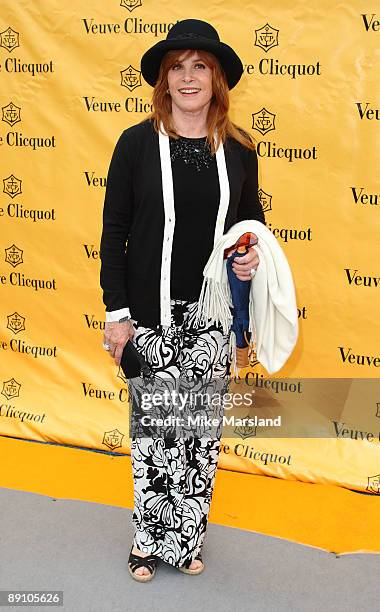 Stefanie Powers attends The Veuve Clicquot Gold Cup Final at Cowdray Park on July 19, 2009 in Midhurst, England.