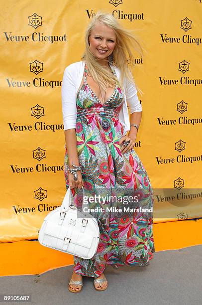 Hannah Sandling attends The Veuve Clicquot Gold Cup Final at Cowdray Park on July 19, 2009 in Midhurst, England.