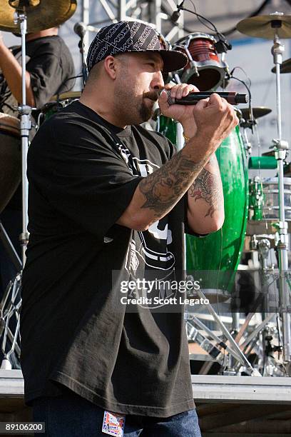 Real of Cypress Hill performs at Comerica Park July 18, 2009 in Detroit, Michigan.