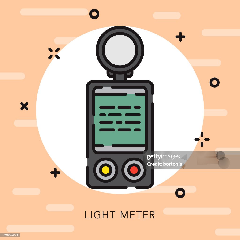 Light Meter Open Outline Photography Icon