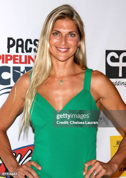 Volleyball player Gabrielle Reece arrives at the 2nd Annual PacSun Pipeline To A Cure at the Hyatt Regency Resort & Spa on July 18, 2009 in...
