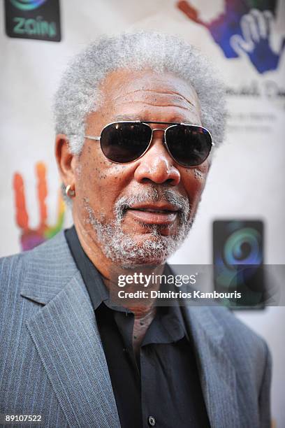 Actor Morgan Freeman attends the Mandela Day: A 46664 Celebration Concert at Radio City Music Hall on July 18, 2009 in New York City.