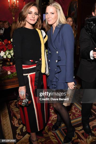 Olivia Palermo and Alice Naylor-Leyland attends the launch of the Iris Alexander Fine Diamond Jewellery Collection hosted by Olivia Palermo at The...