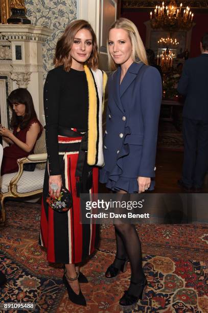 Olivia Palermo and Alice Naylor-Leyland attends the launch of the Iris Alexander Fine Diamond Jewellery Collection hosted by Olivia Palermo at The...