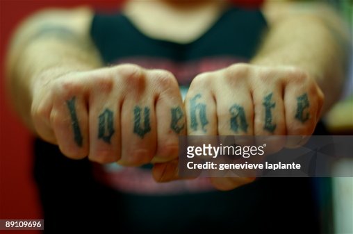 43 Love Hate Tattoo Photos and Premium High Res Pictures - Getty Images