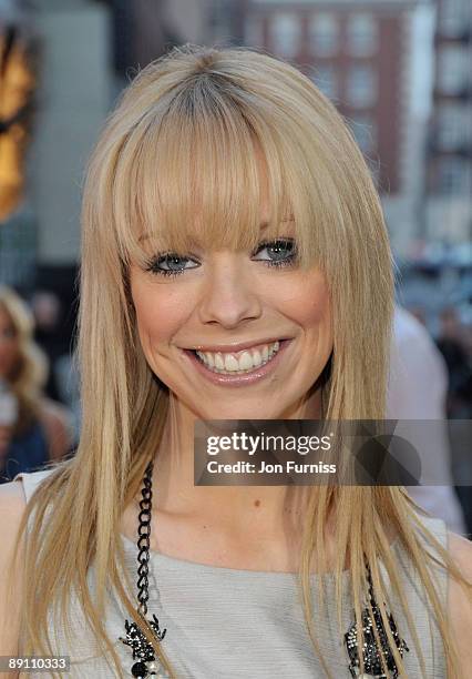 Singer Liz McClarnon arrives at the Galaxy British Book Awards at Grosvenor House on April 3, 2009 in London, England.