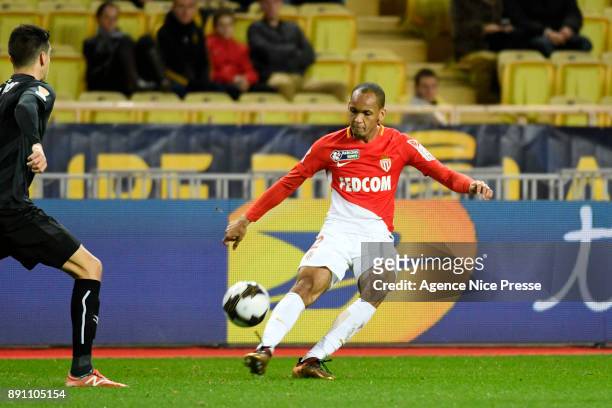 Fabinho of Monaco during the french League Cup match, Round of 16, between Monaco and Caen on December 12, 2017 in Monaco, Monaco.