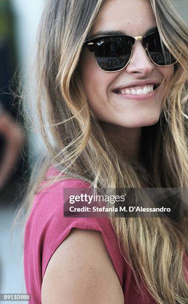 Actress Kasia Smutniak arrives at the Cittadella during the 2009 Giffoni Experience on July 19, 2009 in Salerno, Italy.