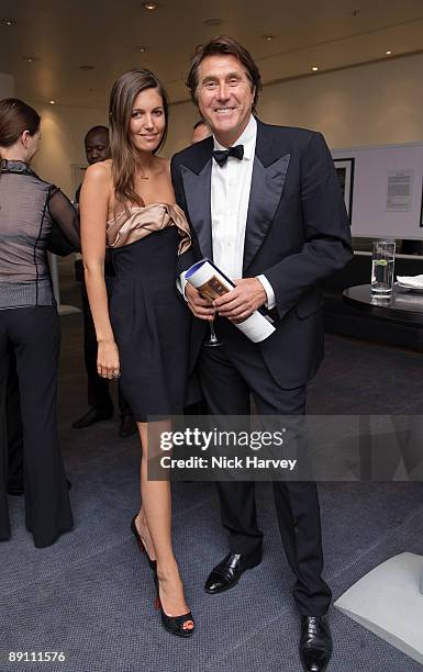 Amanda Sheppard and Bryan Ferry attend the tribute to Serge Diaghilev at The Royal Opera House on June 7, 2009 in London, England.