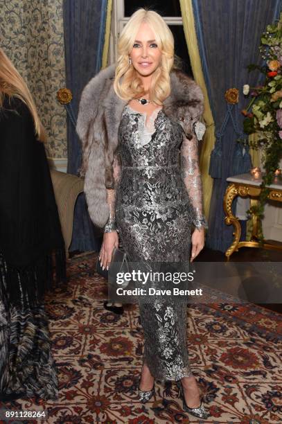 Amanda Cronin attends the launch of the Iris Alexander Fine Diamond Jewellery Collection hosted by Olivia Palermo at The Ritz on December 12, 2017 in...