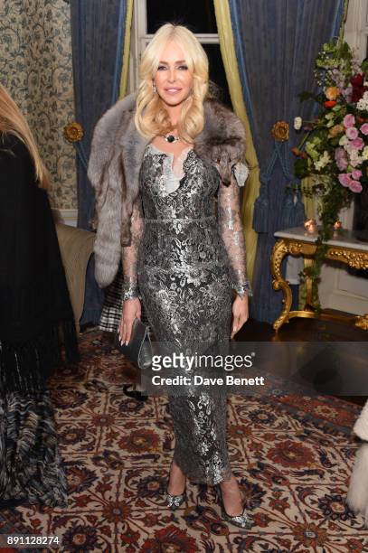 Amanda Cronin attends the launch of the Iris Alexander Fine Diamond Jewellery Collection hosted by Olivia Palermo at The Ritz on December 12, 2017 in...
