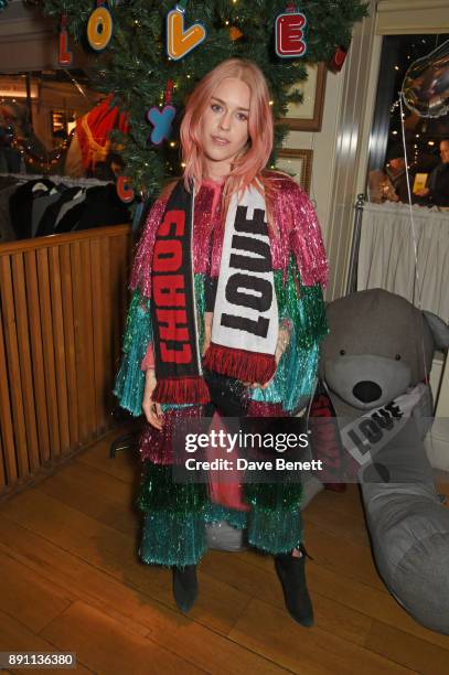 Mary Charteris attends the Love x Chaos x Poppy Delevingne x Moet Christmas Party at George on December 12, 2017 in London, England.