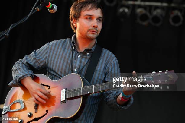 Daniel Rossen of Grizzly Bear performs during the 2009 Pitchfork Music Festival at Union Park on July 19, 2009 in Chicago, Illinois.