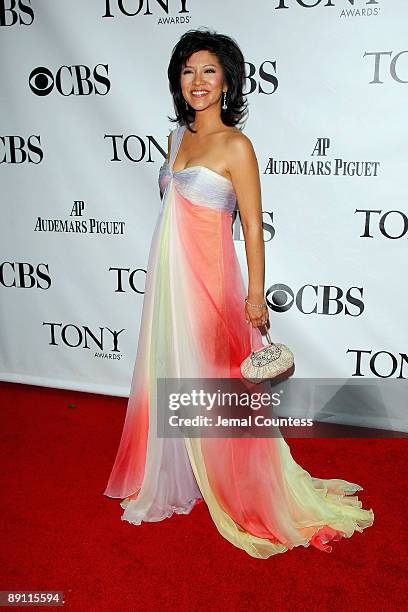Julie Chen attends the 63rd Annual Tony Awards at Radio City Music Hall on June 7, 2009 in New York City.