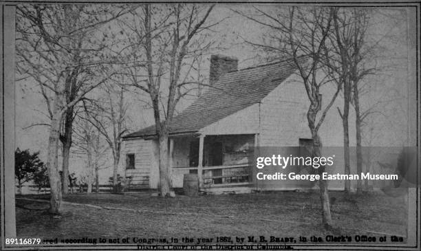 View of Robinson House, near which Ricketts' Battery was captured at the first battle of Bull Run, Virginia, ca. 1862.