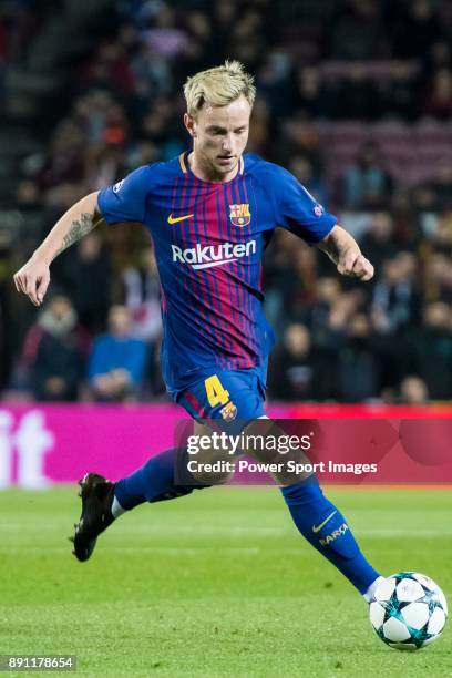 Ivan Rakitic of FC Barcelona in action during the UEFA Champions League 2017-18 match between FC Barcelona and Sporting CP at Camp Nou on 05 December...