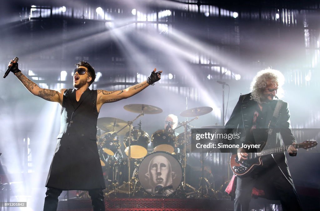 Queen And Adam Lambert Perform At The O2 Arena